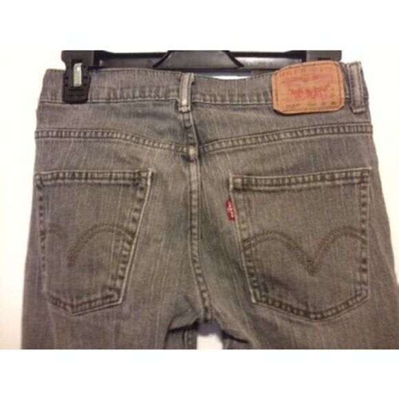 LEVI'S 550 RELAXED SIZE 12 26X26 BLACK JEANS - Picture 2 of 4